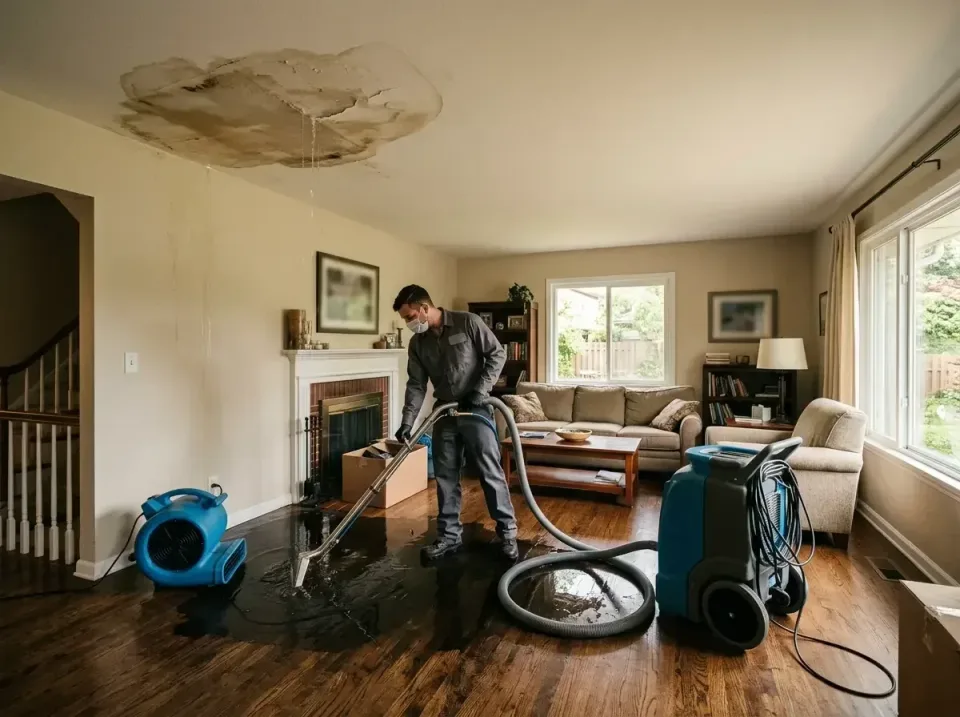 attic-pipe-burst-ceiling-drip-008 — frequently asked questions, Water Damage Restoration & Carpet Care in Boaz, AL